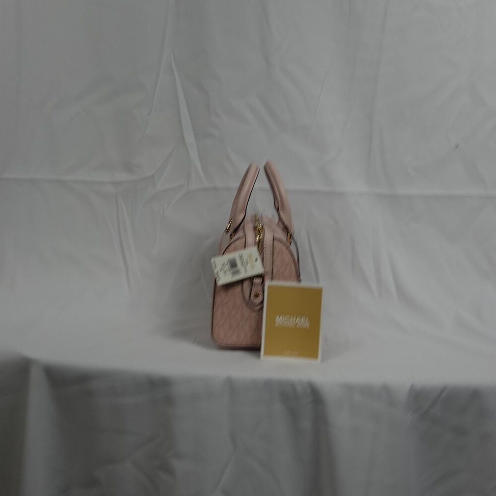 MICHAEL KORS 35S2GTFC0B Jet Set Travel Small Logo and Faux Leather Duffle Crossb